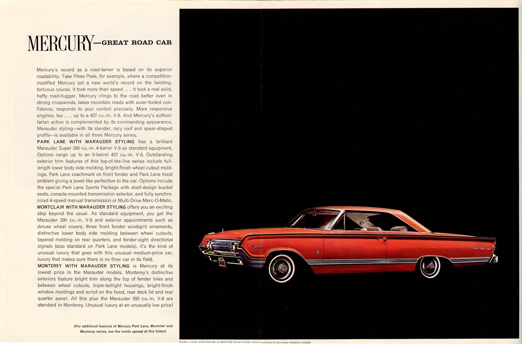 1964 Mercury And Comet Brochure Page 6